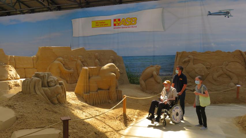 Noch einmal die Sandskulpturen sehen 2
